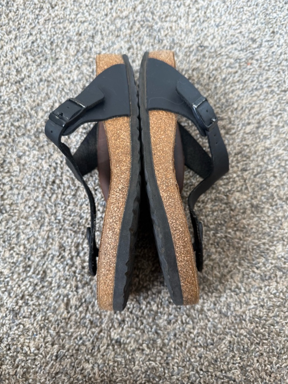 Birkenstock Black Thong Sandals - Picture 4 of 5